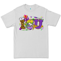 Dove Grey Mardi Gras ICU Nurse Premium Tee - HowdyJamesFarm