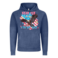 Vintage Denim Stay fly for the 4th of July Vintage Hoodie - FaDigitalArtStudio