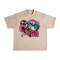 French Oak rn registered nurse hearts Urban Heavy Tee - Jasminsmagicworld