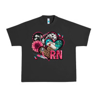 Pigment Black rn registered nurse hearts Urban Heavy Tee - Jasminsmagicworld