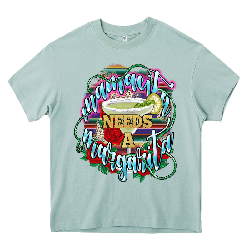 Mamacita Needs A Margarita Heavy Core Tee by NancyCooperArtShop | Teevron