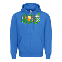 True Royal st.patrick's nurse love heart stethoscope Zipper Hoodie - BarkalooDesign