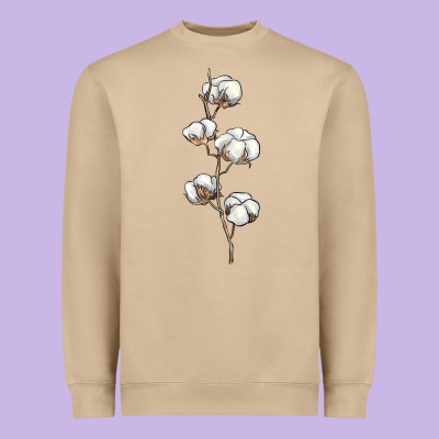 Cotton Heavyweight Sweatshirt Designed By Barkaloodesign