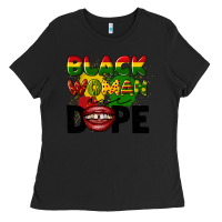 Black black woman are dope Ladies Tee - CowGirlArtShop