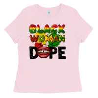 Bubblegum Pink black woman are dope Ladies Tee - CowGirlArtShop