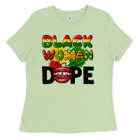 Matcha black woman are dope Ladies Tee - CowGirlArtShop