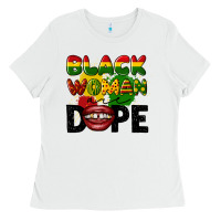 White black woman are dope Ladies Tee - CowGirlArtShop