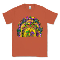 Copper mardi gras rainbow and fleur de lis Classic Tee - CowGirlArtShop