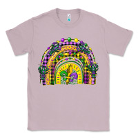 Lilac mardi gras rainbow and fleur de lis Classic Tee - CowGirlArtShop