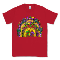 Red mardi gras rainbow and fleur de lis Classic Tee - CowGirlArtShop