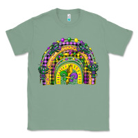 Sage mardi gras rainbow and fleur de lis Classic Tee - CowGirlArtShop
