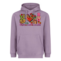 Lavender peace love nutcraker Heavyweight Hoodie - AdoDesignShop