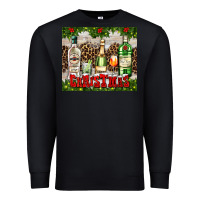 Black christmas cocktail party Premium Sweatshirt - AdoDesignShop