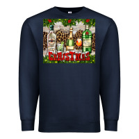 Navy christmas cocktail party Premium Sweatshirt - AdoDesignShop