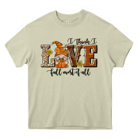 Mossy I Think I Love Fall Most of All Heavy Core Tee - texasbilliewilder