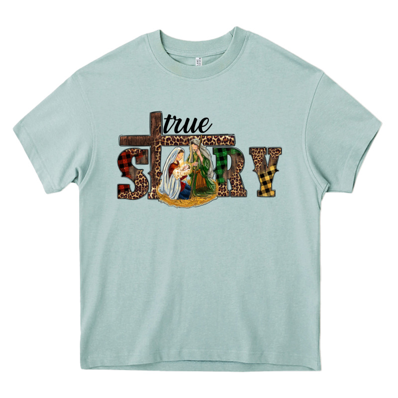 True Story Holy Family Heavy Core Tee by RanaPortraitStore | Teevron