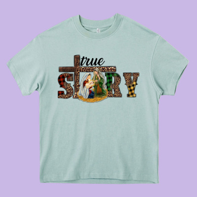 True Story Holy Family Heavy Core Tee Designed By Ranaportraitstore