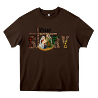 Chocolate Brown true story holy family Heavy Core Tee - RanaPortraitStore
