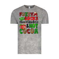 Cloud Rock fuzzy socks flannel blankets and hot cocoa Vintage Tee - OliviaCreatesArt