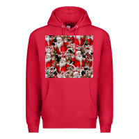 Cardinal Merry Christmas Premium Hoodie - CowhideDigitalArt