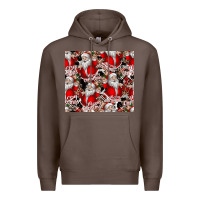 Coffee Merry Christmas Premium Hoodie - CowhideDigitalArt