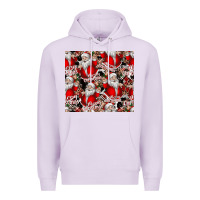 Lilac Merry Christmas Premium Hoodie - CowhideDigitalArt