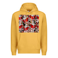 Mustard Merry Christmas Premium Hoodie - CowhideDigitalArt