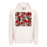 Pale Pink Merry Christmas Premium Hoodie - CowhideDigitalArt