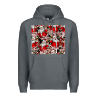 Rock Merry Christmas Premium Hoodie - CowhideDigitalArt
