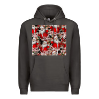 Smoke Merry Christmas Premium Hoodie - CowhideDigitalArt