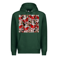Sports Green Merry Christmas Premium Hoodie - CowhideDigitalArt