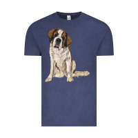 Vintage Denim saint bernard Vintage Tee - RanaPortraitStore