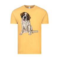 Vintage Mustard saint bernard Vintage Tee - RanaPortraitStore