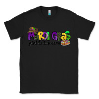 Black mardi gras girl to the core Classic Tee - CowGirlArtShop