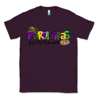Plum mardi gras girl to the core Classic Tee - CowGirlArtShop