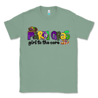 Sage mardi gras girl to the core Classic Tee - CowGirlArtShop