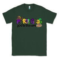 Sports Green mardi gras girl to the core Classic Tee - CowGirlArtShop