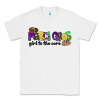 White mardi gras girl to the core Classic Tee - CowGirlArtShop