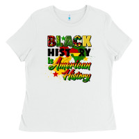 White black history is american history Ladies Tee - CowGirlArtShop