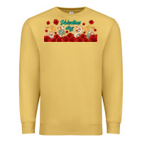 Antique Gold valentines day with playing cards Premium Sweatshirt - AdoDesignShop