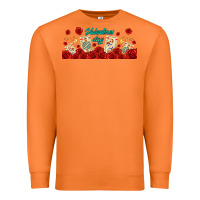 Carrot valentines day with playing cards Premium Sweatshirt - AdoDesignShop