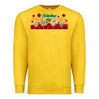 Lemon valentines day with playing cards Premium Sweatshirt - AdoDesignShop
