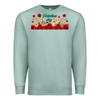 Seafoam valentines day with playing cards Premium Sweatshirt - AdoDesignShop
