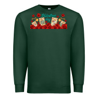 Sports Green valentines day with playing cards Premium Sweatshirt - AdoDesignShop