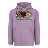 Lavender peace love martini Heavyweight Hoodie - AdoDesignShop