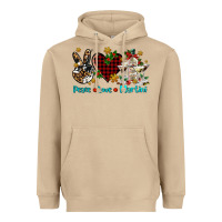 Mushroom peace love martini Heavyweight Hoodie - AdoDesignShop