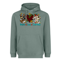 Sage peace love martini Heavyweight Hoodie - AdoDesignShop