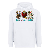 White peace love martini Heavyweight Hoodie - AdoDesignShop