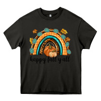 Asphalt Happy Fall Y'all Heavy Core Tee - texasbilliewilder
