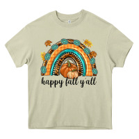 Mossy Happy Fall Y'all Heavy Core Tee - texasbilliewilder